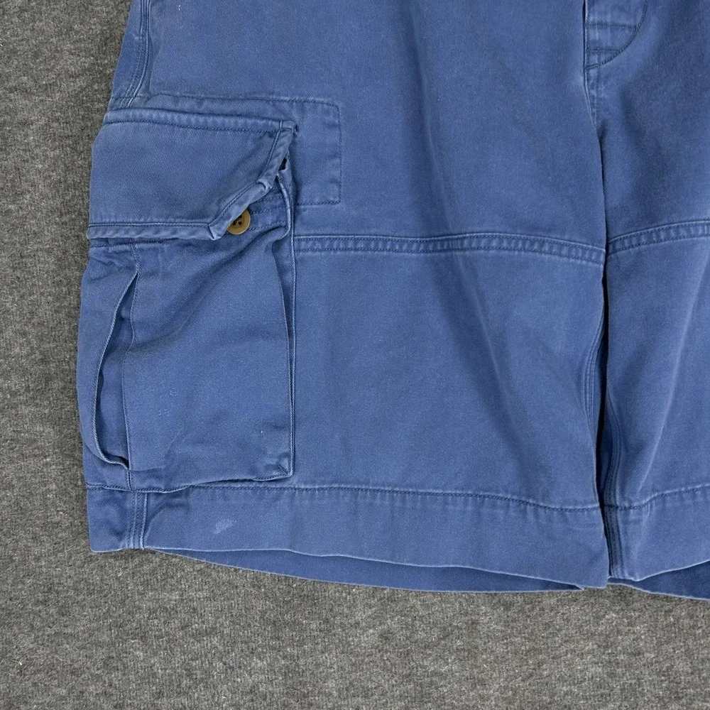 Polo Ralph Lauren‎ Shorts Mens 38 (fits 36) Blue Cotton Cargo Baggy 10